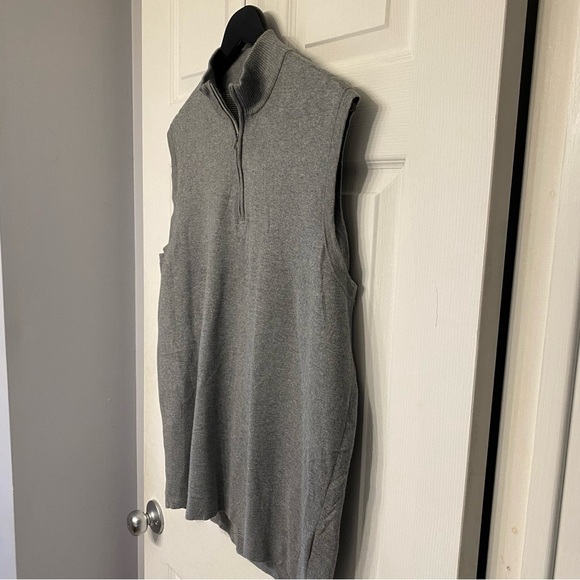 Peter Millar Heather Gray Zip-Up Vest - Picture 2 of 14